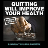 Double Happiness Gold Cigarettes - 20s (10 Packs) - Top Smoke